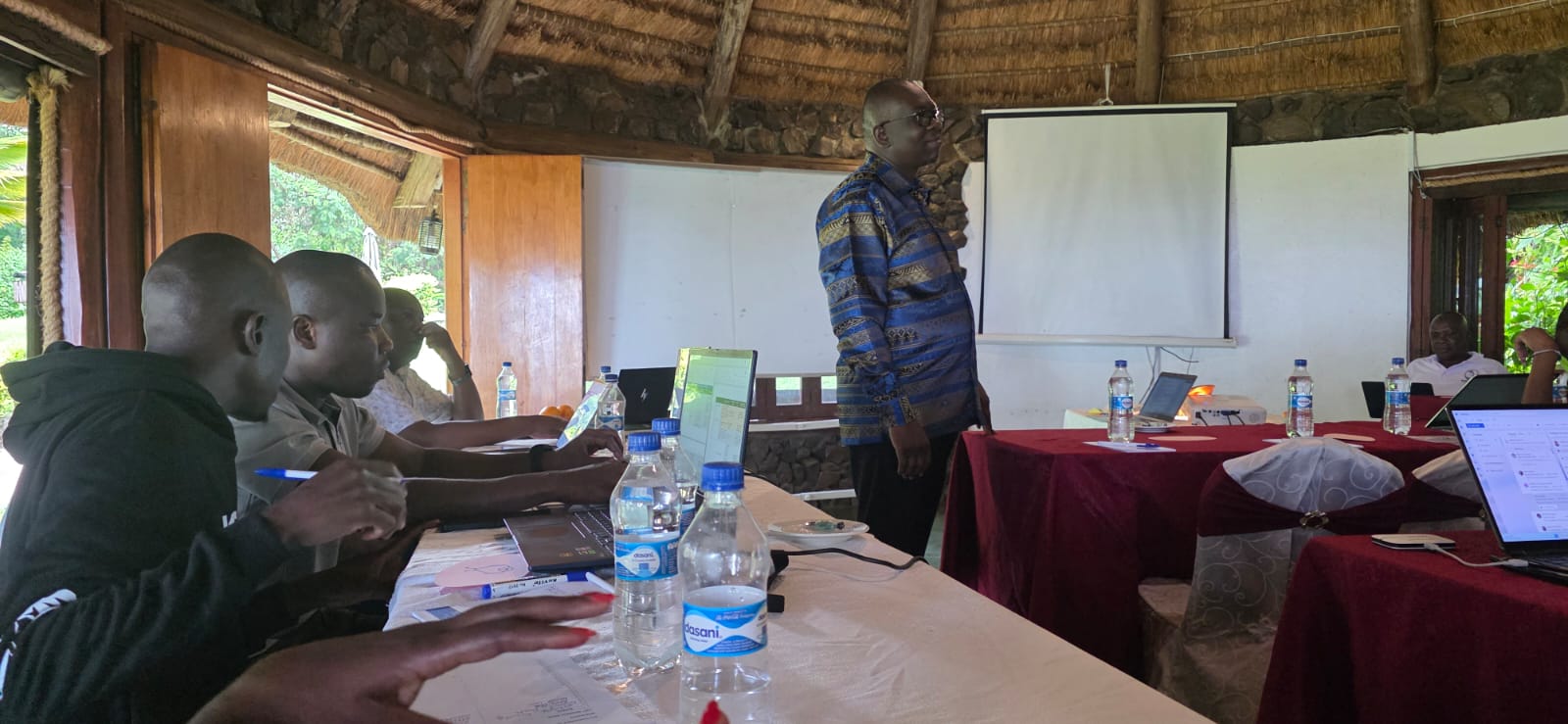 Rich Minds Managing Director leading a training session